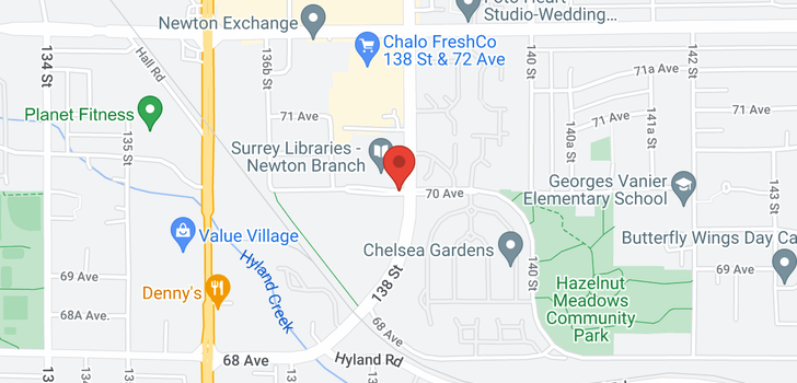 map of 22 12091 70 AVENUE